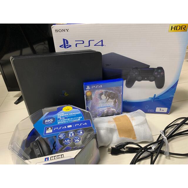 ps4 CUH-2200B B01 jet black 1TB - 家庭用ゲーム機本体