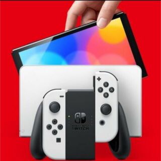 ニンテンドースイッチ(Nintendo Switch)の【新品】Nintendo Switch本体 有機ELモデル ホワイトカラー(家庭用ゲーム機本体)