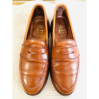 オールデン(Alden)のAldenペニーローファー7D TAN カーフ コードバンウィスキーラベロシガー(スリッポン/モカシン)