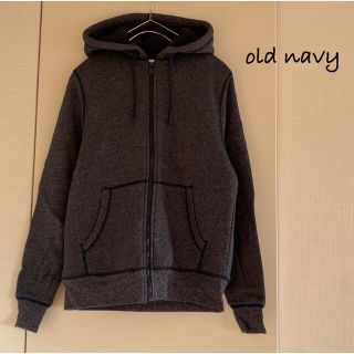 オールドネイビー(Old Navy)のPAL-M様専用old navy＊ZIPupパーカー＊裏ボア＊navy×霜降り(パーカー)