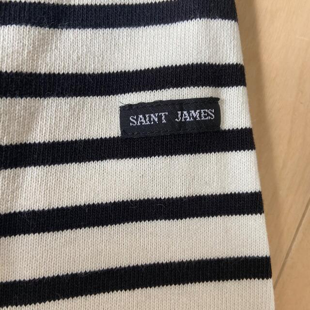 SAINT JAMES(セントジェームス)のセントジェームス　ウェッソン　T1 ボーダー　ブラック レディースのトップス(カットソー(長袖/七分))の商品写真