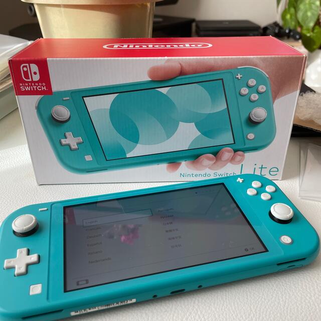 Nintendo Switch  Lite ターコイズ⚠︎⚠︎画面にキズあり