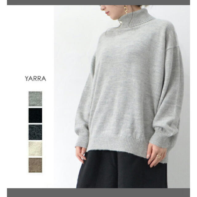 お値引き！ヤラ　YARRA ヤラ　　アルパカ　ニット　タートル　定価17000円