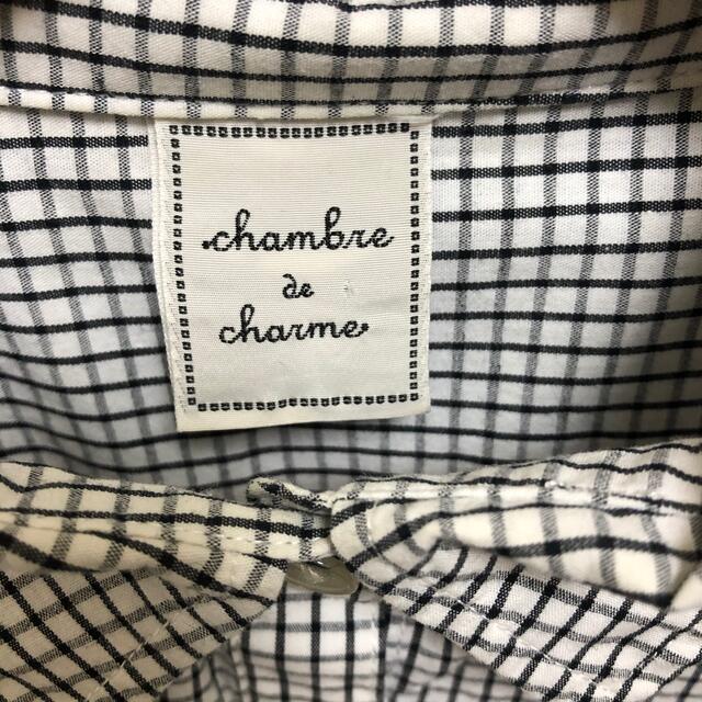 chambre de charme(シャンブルドゥシャーム)のシャンブルドゥシャーム チェック ベーシックシャツ レディースのトップス(シャツ/ブラウス(長袖/七分))の商品写真