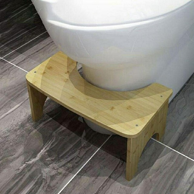 トイレ　踏み台　木製