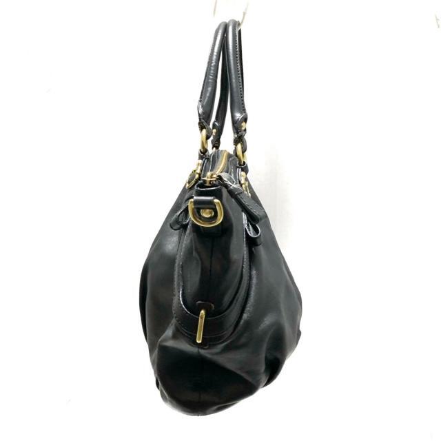 COACH - コーチ ハンドバッグ 16261 黒 レザーの通販 by ブランディア 