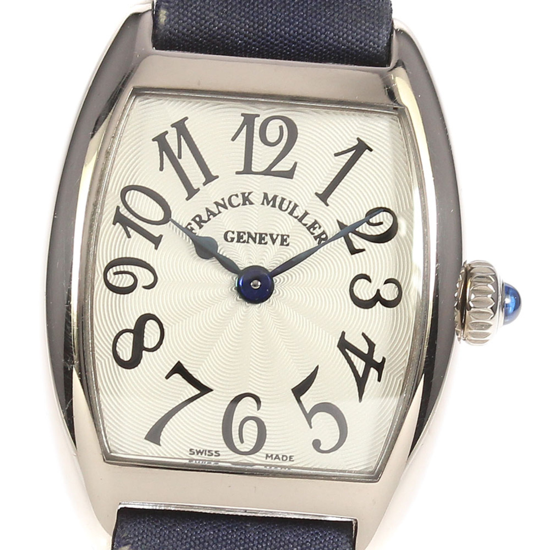 ☆良品★保証書付き【FRANCK MULLER】フランクミュラー トノーカーベックス K18WG 2251QZ クォーツ レディース【ev20】