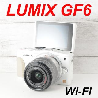 パナソニック(Panasonic)の❤️Wi-Fi機能搭載❤️人気ホワイト❤️LUMIX GF6(ミラーレス一眼)