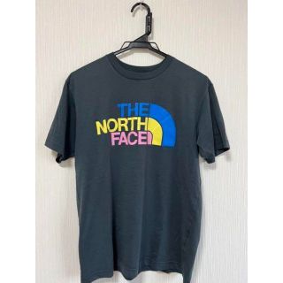 ザノースフェイス(THE NORTH FACE)のノースフェイス カラフルロゴ Tシャツ Mサイズ　グレー(Tシャツ/カットソー(半袖/袖なし))