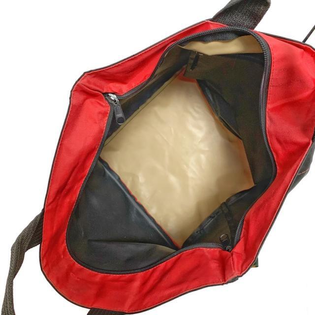 Herve Chapelier(エルベシャプリエ)のエルベシャプリエ ハンドバッグ 黒×レッド レディースのバッグ(ハンドバッグ)の商品写真