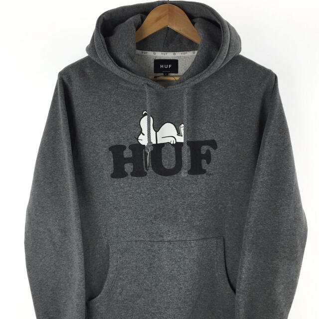 HUF プリント パーカー 裏起毛