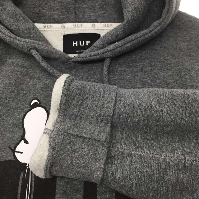 HUF プリント パーカー 裏起毛 2