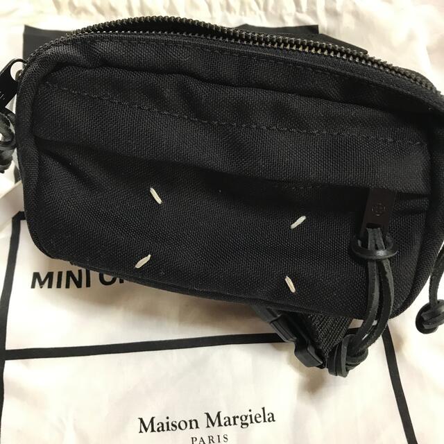 Maison Martin Margiela - Maison Margiela ミニクロスボディポーチ 黒