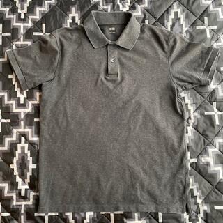 ユニクロ(UNIQLO)のUNIQLOポロシャツ　ダークグレーL size(ポロシャツ)
