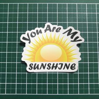 You are my sunshine ひまわり 向日葵 防水ステッカー(ステッカー)