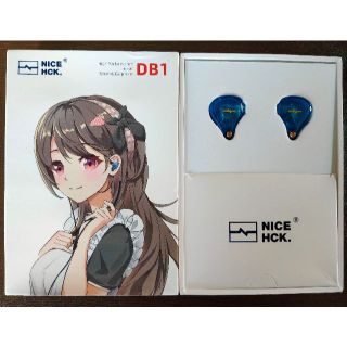 NICEHCK DB1 Blue no mic イヤホン(ヘッドフォン/イヤフォン)