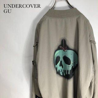 アンダーカバー(UNDERCOVER)の即完売　アンダーカバー　GU コラボ　ブルゾン  ジャケット　MA-1 リンゴ(ブルゾン)