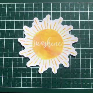 sunshine 太陽 防水ステッカー(ステッカー)