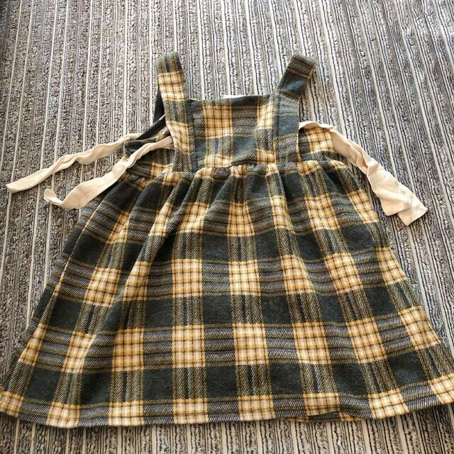 ZARA KIDS(ザラキッズ)のZARA コーデュロイワンピース キッズ/ベビー/マタニティのキッズ服女の子用(90cm~)(ワンピース)の商品写真