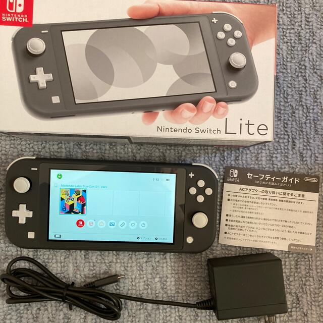 Nintendo Switch Lite グレー本体セット動作品 - 携帯用ゲーム機本体