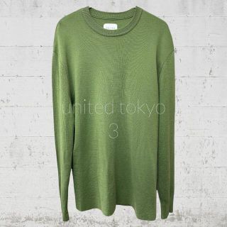 ユナイテッドアローズ(UNITED ARROWS)の【美品】united tokyo 3 ニット グリーン(ニット/セーター)