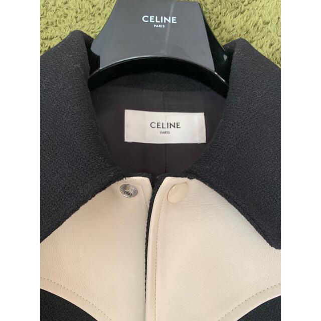 celine(セリーヌ)の LISA愛用CELINEウエスタンヨークテディブルゾン メンズのジャケット/アウター(レザージャケット)の商品写真