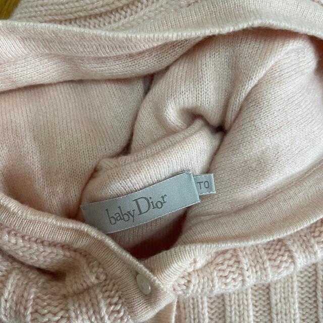 Dior(ディオール)のbabyDior カシミヤ混ケープ  キッズ/ベビー/マタニティのベビー服(~85cm)(ジャケット/コート)の商品写真