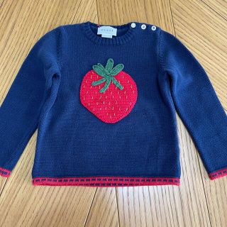 グッチ(Gucci)のGUCCI いちご🍓ニット 24M(ニット/セーター)