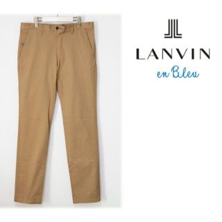 ランバンオンブルー(LANVIN en Bleu)の新品【ランバンオンブルー】ストレッチ コットンパンツ チノパン 50(XL)(チノパン)