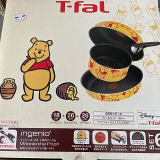 未使用　T-fal ティファール　プーさん　pooh フライパン　鍋　セット