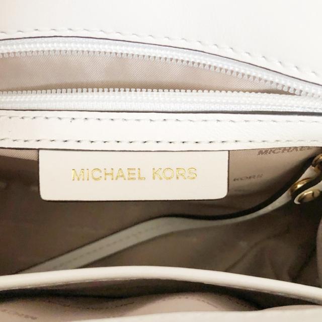 Michael Kors(マイケルコース)のマイケルコース ハンドバッグ - 白×黒 レディースのバッグ(ハンドバッグ)の商品写真