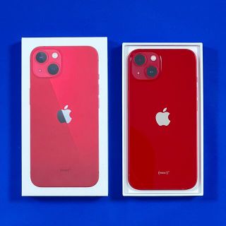 アイフォーン(iPhone)の新品未使用 iPhone13 128GB レッド アップル版SIMフリー(スマートフォン本体)