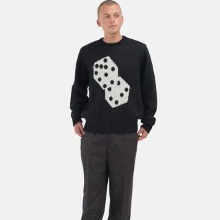STUSSY - stussy dice mohair sweater サイコロセーターの通販 by