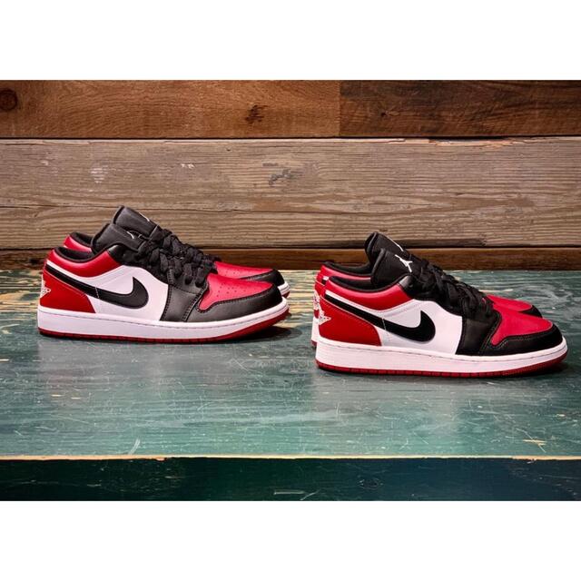 Nike Air Jordan 1 Low Bred Toe ジョーダン