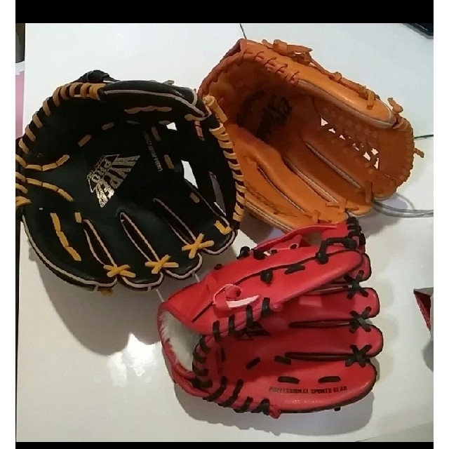 通常 1本タイプ Rawlings ローリングス等グローブ 3つ➕ 新品ボール1個