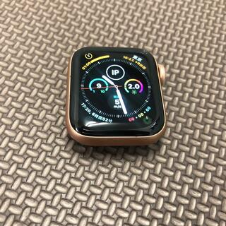 アップルウォッチ(Apple Watch)のApple Watch Series 4  40mmゴールドアルミ ピンクスポー(その他)