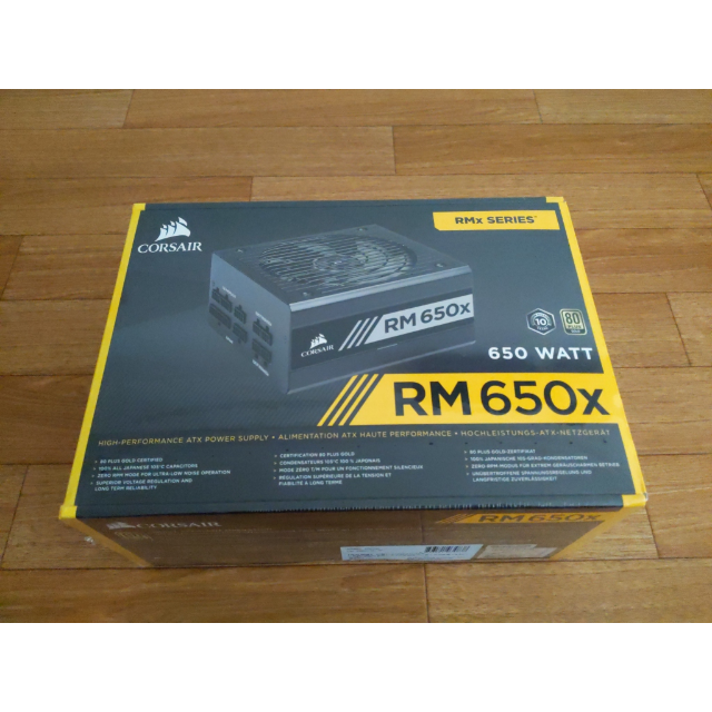 Corsair RM650x-2018-650W PC電源ユニット