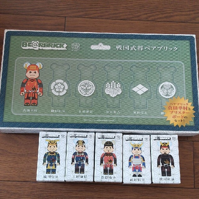 スケールモデル 新作 戦国武将 ベアブリック 6点セット キューブリック、ベアブリック