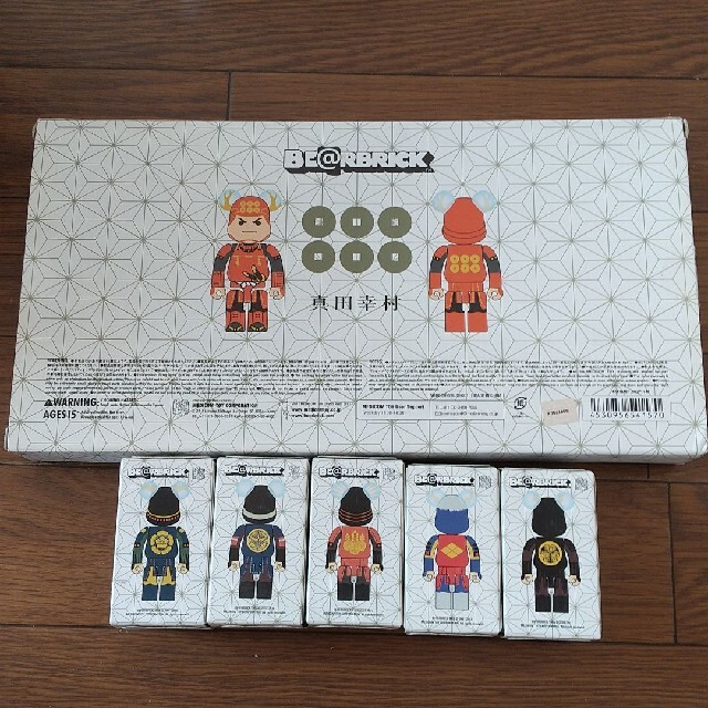 【良好品】 戦国武将 ベアブリック 6点セット キューブリック、ベアブリック