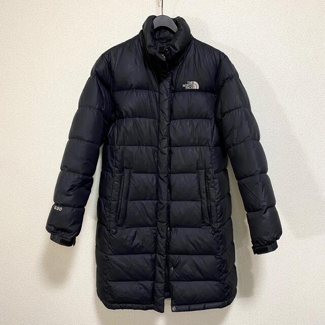 人気THE NORTH FACE ダウンコート レディースL フード着脱可能 黒