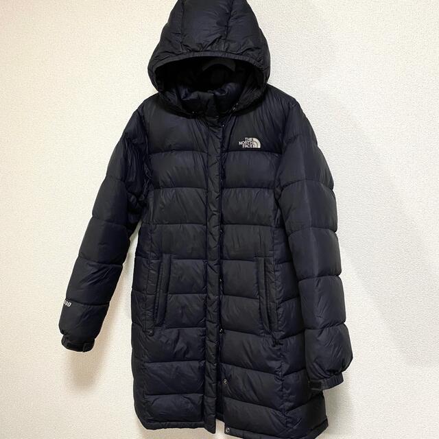 THE NORTH FACE(ザノースフェイス)の人気THE NORTH FACE ダウンコート レディースL フード着脱可能 黒 レディースのジャケット/アウター(ダウンコート)の商品写真