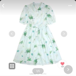 新品★MILK★リリーベルワンピース★ベビーミント★ミルク