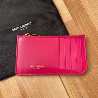 サンローラン(Saint Laurent)のサンローラン  ジップフラグメント　コインケース　カードケース(コインケース)