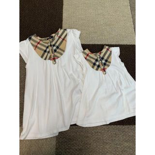 バーバリー(BURBERRY)のバーバリー　カットソー　160 100 親子リンク(Tシャツ/カットソー)