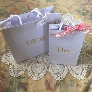 ディオール(Dior)のディオール　紙袋　ショッパー　リボン(ショップ袋)