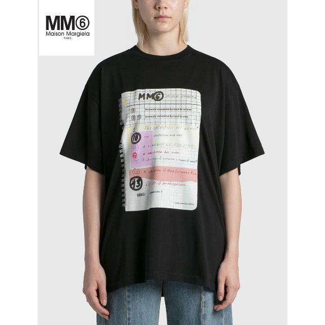 【Martin Margiela】 MM6 デザインTシャツ  X206