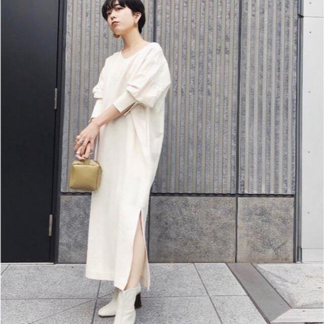 etre Tokyo】コットンスラブロングカフスワンピースの通販 by