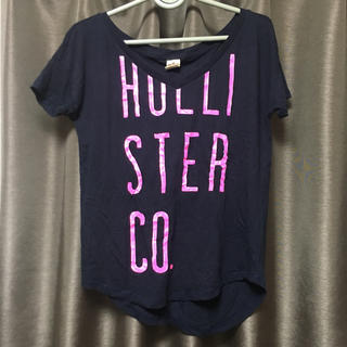 ホリスター(Hollister)のホリスター ブラックTシャツ Sサイズ(Tシャツ(半袖/袖なし))