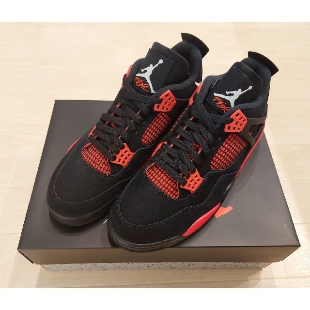 エア ジョーダン 4 Crimson AIR JORDAN 4 28 - スニーカー