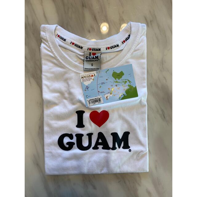 I♡GUAM Tシャツ　未使用品　新品　Sサイズ　グアム　トップス レディースのトップス(Tシャツ(半袖/袖なし))の商品写真